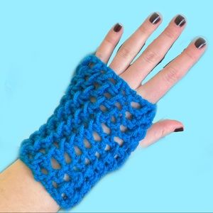 Crochet fingerless gloves handmade by me